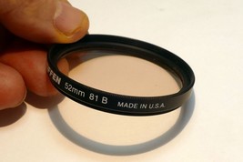 Tiffen 52mm Filter  81 B  lens made in USA - £31.45 GBP