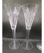 Pair Waterford® crystal champagne toasting flutes  Hearts Matching Pair - $1,366.98 MXN