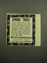 1960 Marlborough-Blenheim Resort Advertisement - Spring Treat - $14.99