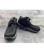 Route 66 Mens Shoes Black 13 M Leather Lace Up Casual Comfort Chukka Boots - €40,37 EUR