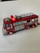 Hess Fire Truck Red Rescue 2005 Toy Gas Lights Work Missing Tires! - £7.80 GBP