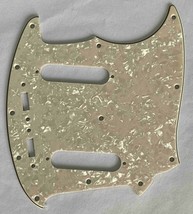 Guitar Pickguard For Fender US Mustang Classic Series Style Ivory White Pearl - £9.89 GBP