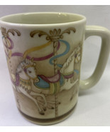 Vintage Otagiri Carousel Horse Horses Coffee Mug Tea Cup Merry Go Round ... - £7.57 GBP