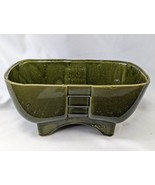 Green Ceramic Planter 8.25x5x4 Inch - £6.92 GBP