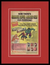 1980 Presto Magix Spider-Man Hulk Trix Framed 11x14 ORIGINAL Advertisement  - £31.64 GBP