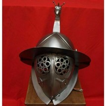 Noël Médiévale Knight Gladiateur Casque Fabri Armorum Thraex Métal Casque - £222.55 GBP