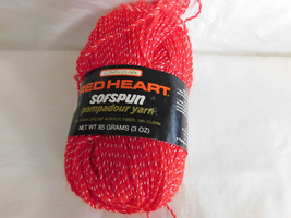 Red Heart Sofspun Pompadour Red Dye lot 0745450 - £3.15 GBP