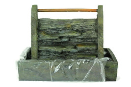 Harmony Steps Tabletop Relaxation Rest Tranquil Fountain Waterfall Rocks G1341 - £59.93 GBP