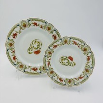Charles Haviland Limoges Dinner and Salad Plates France Porcelain Set Vintage - £87.91 GBP