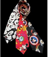 Lot 3 Disney Vintage Mickey Mouse  Balancine The Tie Works Silk Mens Nec... - $726.06 MXN