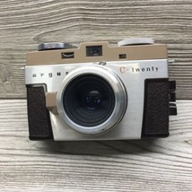 Argus C-TWENTY 35mm Camera with 44mm Coated Cintar Lens, Contains Film - $15.83