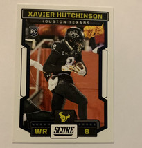 2023 Panini Score Football #356 Xavier Hutchinson RC Rookie Houston Texans ISU - £1.52 GBP