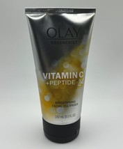 OLAY Regenerist Vitamin C + Peptide 24 Brightening Facial Cleanser Wash  5 Oz - £4.35 GBP