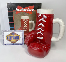 1997 Budweiser &quot;King Of Beers&quot; Boxing Glove Stein CS322  COA - £46.56 GBP