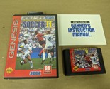 World Championship Soccer 2 Sega Genesis Complete in Box - $5.49