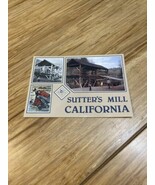 Vintage Lot of 2 California Sutter&#39;s Mill Napa Valley Postcards KG JD - $14.85