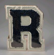 Stoney Clover Lane Sapphire Denim Varsity Letter "R"  Patch - $14.85
