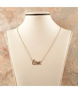 *14K Yellow Gold LOVE Pendant Necklace 16&quot; - $399.99