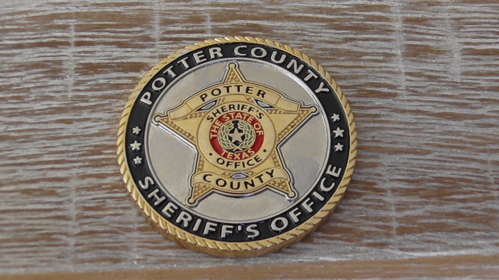 Potter County Sheriffs Office Texas Challenge Coin #B997 - $30.68