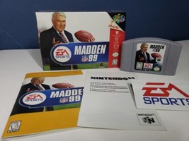 Madden Nfl 99 [Nintendo 64] Box Manual Cartridge (No Insert) - £15.57 GBP
