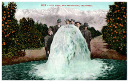 No. 1512 City Well San Bernardino, CA Mitchell Postcard - £9.91 GBP