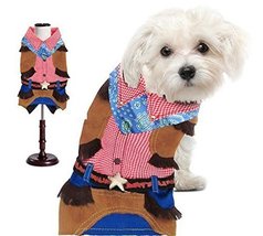 Puppe Love Dog Costume - Cowboy Costumes Dress Your Dogs Like a Rodeo Cow Boy(Si - £38.74 GBP