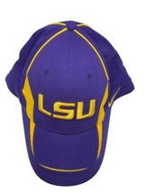 LSU Tigers Team Issue Purple Gold Adjustable Hat Nike Flex Fit Unisex - £11.75 GBP