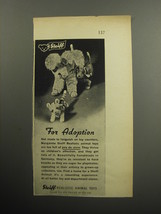 1957 Steiff Toys Advertisement - Dogs and Cat - For adoption - £14.74 GBP