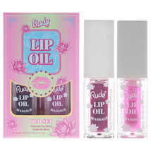 Lip Oil Massage Duo by Rude Cosmetics for Women - 2 Pc 0.135oz Massage L... - $11.54