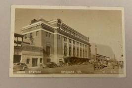 Union Station Spokane Washington Postcard RPPC - £11.92 GBP