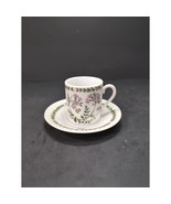 Andrea by Sadek Porcelain Tea Cup and Saucer, Demitasse, Floral Butterfl... - $244.61 MXN