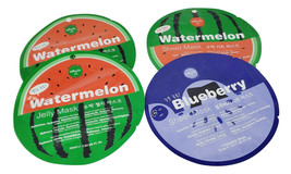 Hallyu Watermelon Jelly Mask Blueberry &amp; Watermelon Sheet Masks Hydrate Refresh - £7.82 GBP