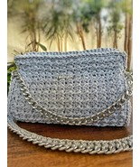 Women crochet shoulder and handbag,Bag/Handmade Bag/Hand Woven Bag/Croch... - $122.33 CAD