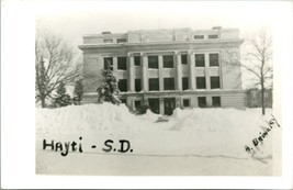 Vtg Postcard RPPC - Hayti, SD Court House Building South Dakota Unused Q16 - £8.66 GBP
