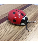 Vintage Beruska Ladybug Wind Up toy Mechanical Clockwork No Key - $10.39