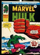 Mighty World Of Marvel #119 1975-HULK-FANTASTIC FOUR-IRON MAN-KIRBY-UK Comic Fn - £28.60 GBP