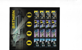 US Stamps/Postage/ Sheet Sc #4935a Batman MNH F-VF OG FV 13.60 - £14.88 GBP