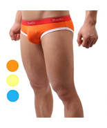 Men&#39;s Low-Rise Modal Trunks with Red and White Logo Waistband and U-Pouc... - £2.54 GBP