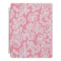 Cost Plus World Market Ipad Cover Pink Blue Magnetic Lace Fits 9.45 x 7.67 - £9.03 GBP