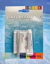 Intex Vinyl Repair Kit 1 pk Glue Cement Patch for Inflatables Pools Wet Set - £7.11 GBP