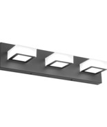 Ralbay LED Modern Black Bathroom Vanity Lights 3 Lights Acrylic Modern B... - $54.87