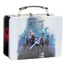 Star Wars The Last Jedi Photo Images Large Tin Tote Lunchbox NEW UNUSED - $14.50