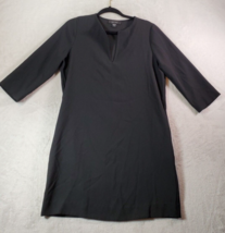 Karen Kane Shift Dress Womens Size Small Black 100% Polyester Long Sleeve V Neck - £15.04 GBP