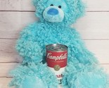 Gund Teddy Bear Plush Candee Fluff Aqua Drop 4034219 Turquoise Blue 18in... - £30.89 GBP