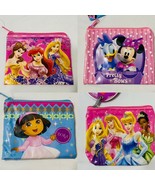 Disney Princess, Mini Mouse, Dora Kids coin purse with zipper, options t... - £3.13 GBP