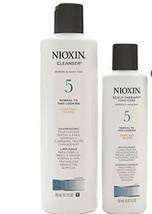 Nioxin System 5 Shampoo 10.1 &amp; Conditioner 5.07 oz - £14.38 GBP