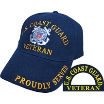U.S. Coast Guard Veteran Proudly Served Hat Cap - £12.34 GBP
