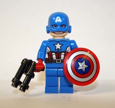 Minifigure Custom Toy Captain America Classic Avengers Comic - $7.08