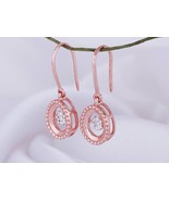 Rose Gold Diamond Drop Earrings for Women | Stunning Sparkle for Every O... - £123.12 GBP