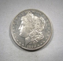1898 Silver Morgan Dollar CH UNC Prooflike Coin AM552 - £141.47 GBP
